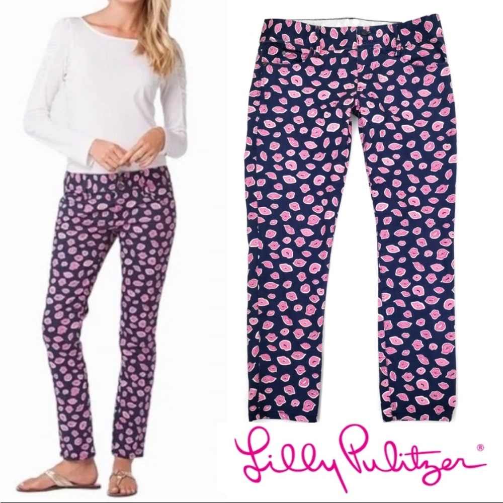 Lilly Pulitzer kissed / lips 👄 Jeans